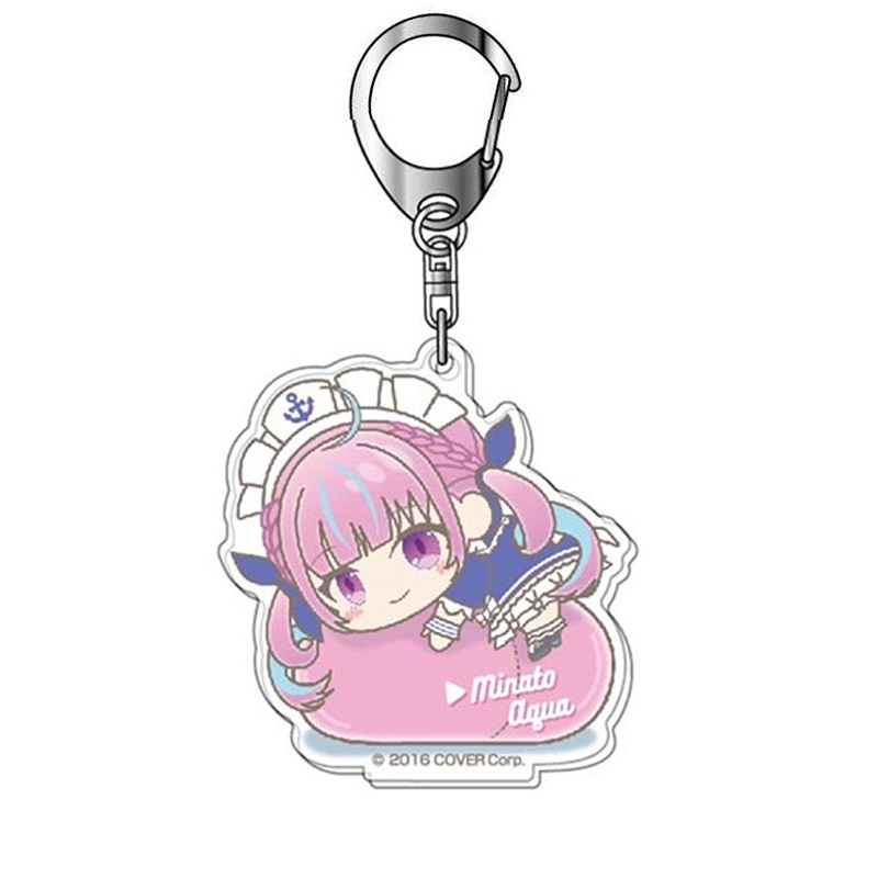Hololive Bandai Acrylic Key Chain Hug Meets Vol.4 01 Minato Aqua AK