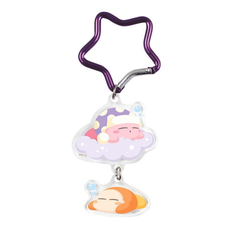 Kirby's Dream Land T's Factory Acrylic Key Chain with Carabiner Sleep