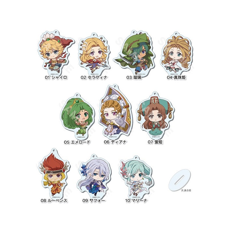 Legend of Mana -The Teardrop Crystal- CS.FRONT Marutto Stand Key Chain 01(1 Random)