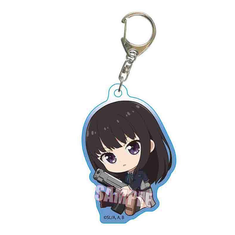 Lycoris Recoil Bell House GyuGyutto Acrylic Key Chain Inoue Takina (School Uniform)