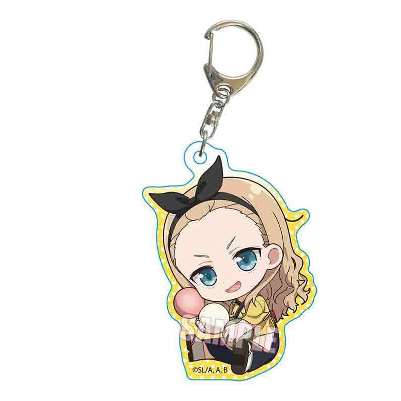 Lycoris Recoil Bell House GyuGyutto Acrylic Key Chain Kurumi (Cafe LycoReco)