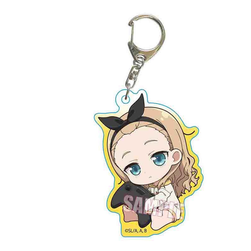 Lycoris Recoil Bell House GyuGyutto Acrylic Key Chain Kurumi (Casual Outfit)
