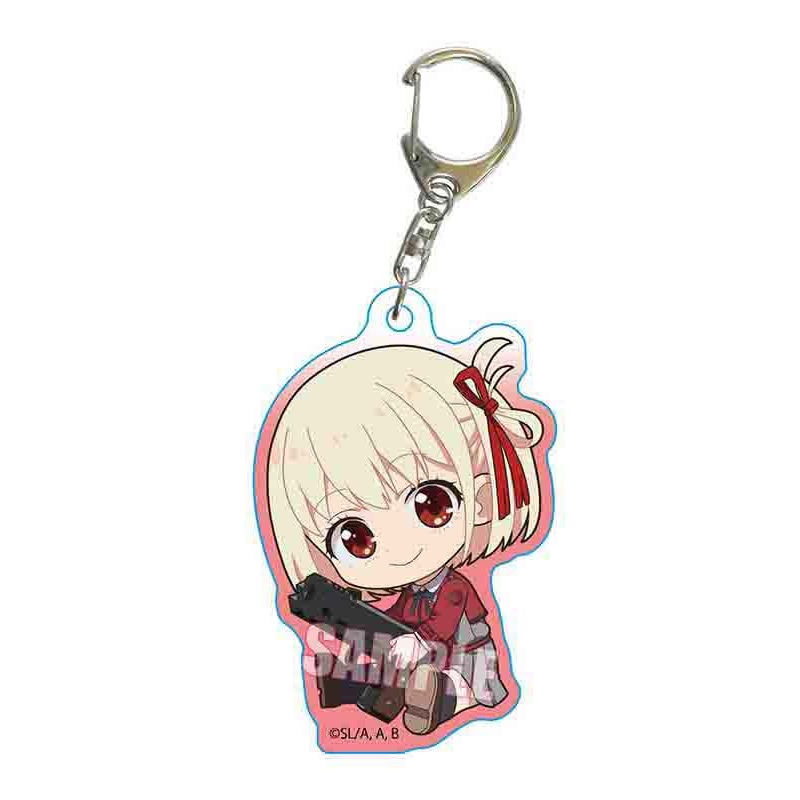 Lycoris Recoil Bell House GyuGyutto Acrylic Key Chain Nishikigi Chisato (School Uniform)