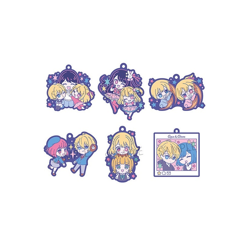 Oshi no ko MEGAHOUSE Rubber Mascot Buddycoll (Box of 6)
