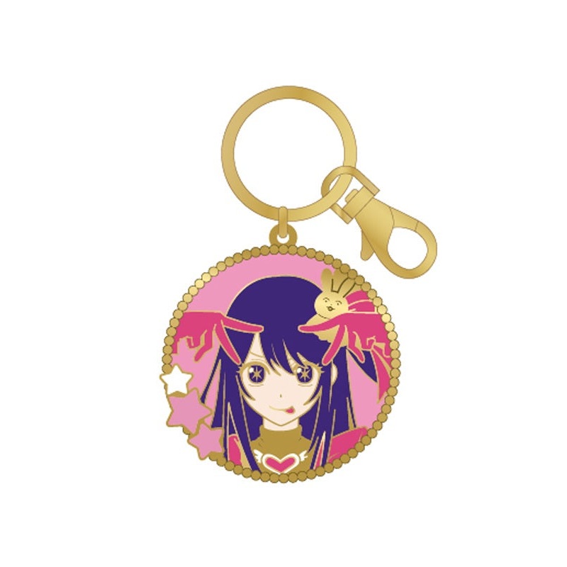 Oshi no Ko TAPIOCA Stained Glass Style Key Chain Ai