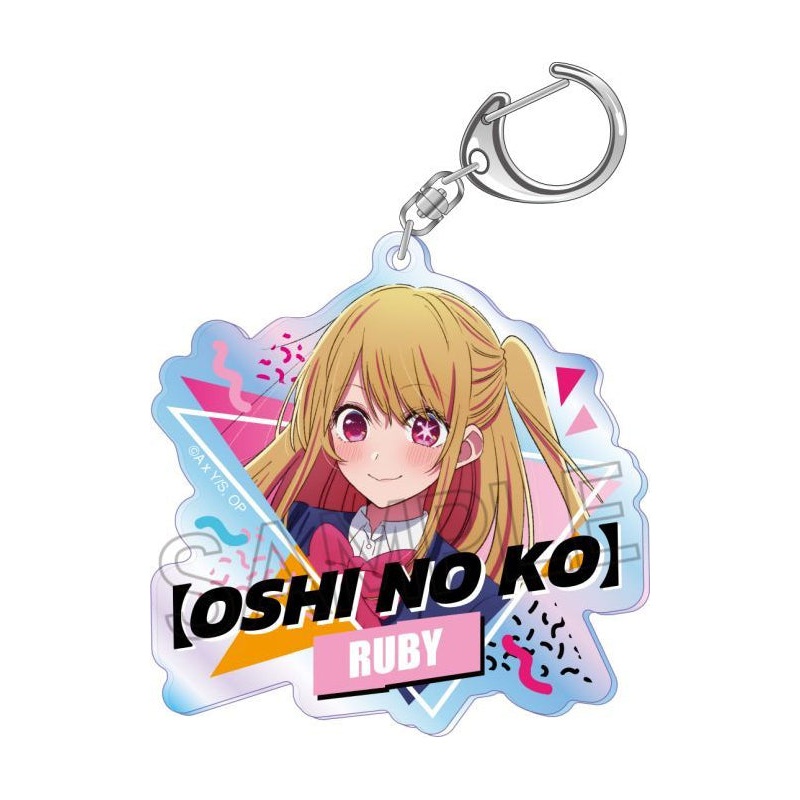Oshi no Ko Twinkle Aurora Acrylic Key Chain Ruby