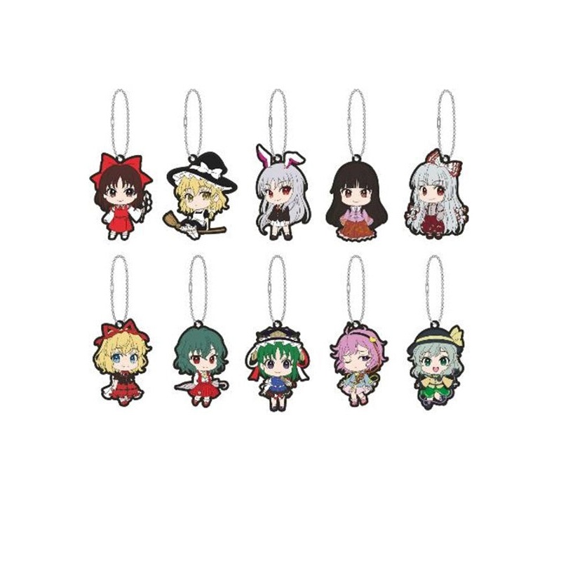 Touhou Project Movic Rubber Key Chain Collection(1 Random)