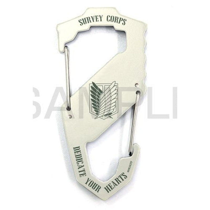 Attack on Titan Cospa Survey Corps Carabiner S Type White
