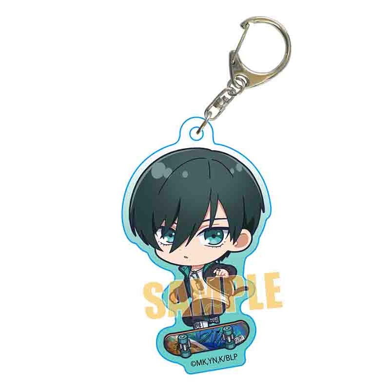 Blue Lock Bell House Acrylic Key Chain Part 2 Itoshi Rin Skater Ver.