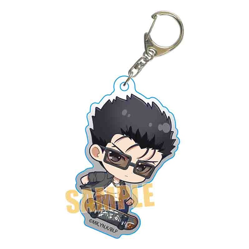 Blue Lock Bell House Acrylic Key Chain Part 2 Tsurugi Zantetsu Skater Ver.