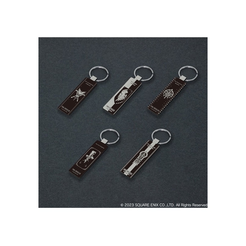 Final Fantasy XVI Square Enix National Emblem Metal Mirror Key Chain(1 Random)