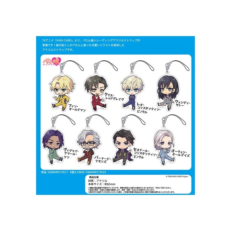 HIGH CARD Penguin Parade Petanko Trading Acrylic Strap(1 Random)