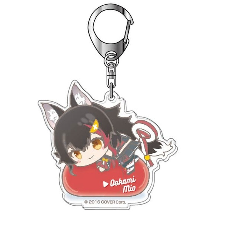 Hololive Bandai Acrylic Key Chain Hug Meets Vol.5 01 Ookami Mio AK