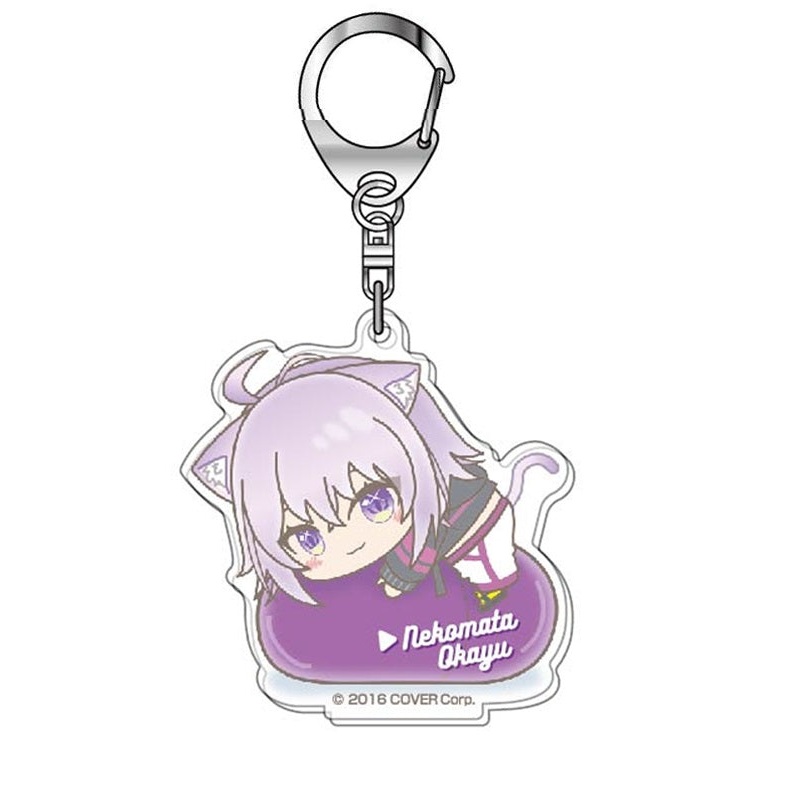 Hololive Bandai Acrylic Key Chain Hug Meets Vol.5 02 Nekomata Okayu AK