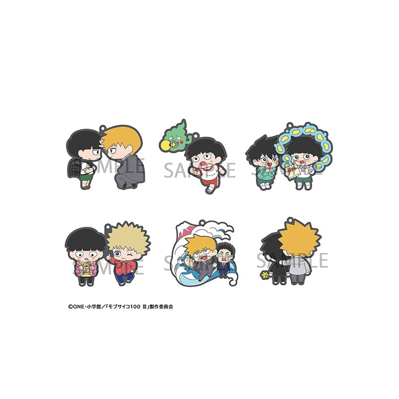 Mob Psycho 100 III MEGAHOUSE Rubber Mascot Buddycolle(1 Random)