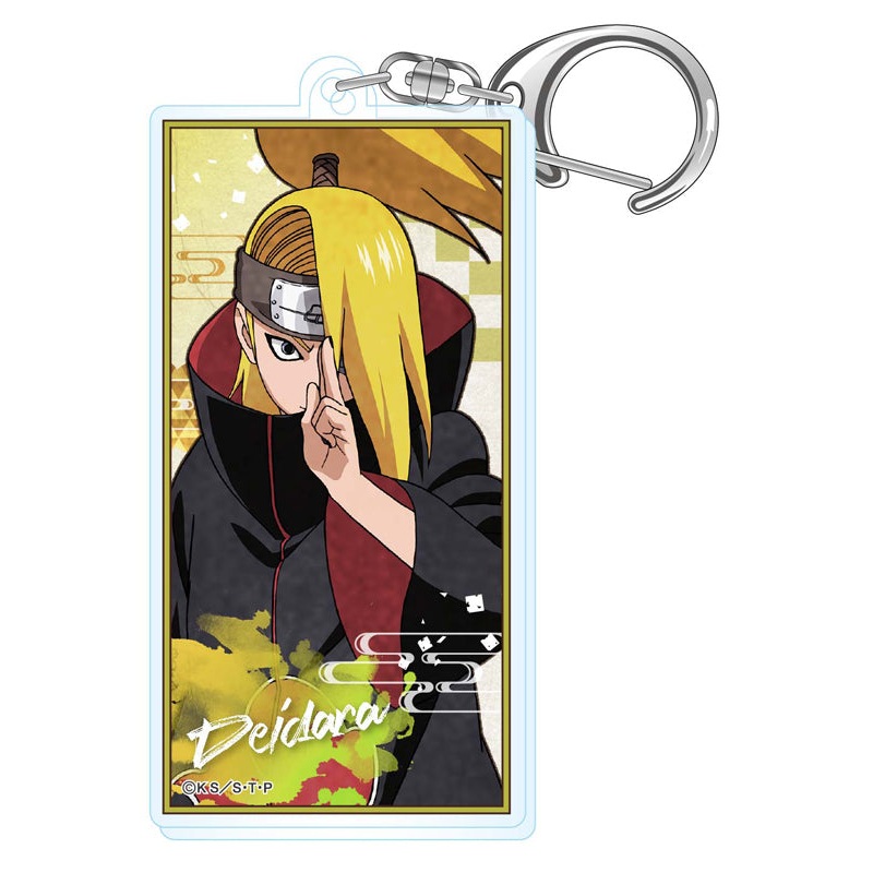 NARUTO -Shippuden- Twinkle Vintage Series Acrylic Banner Key Chain Deidara