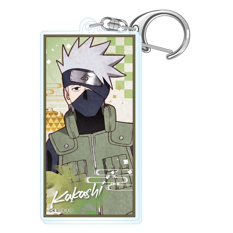 NARUTO -Shippuden- Twinkle Vintage Series Acrylic Banner Key Chain Hatake Kakashi