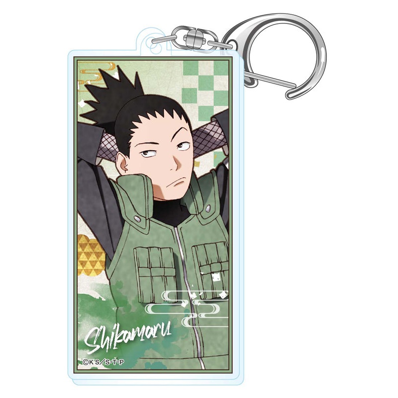 NARUTO -Shippuden- Twinkle Vintage Series Acrylic Banner Key Chain Nara Shikamaru