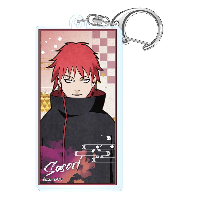 NARUTO -Shippuden- Twinkle Vintage Series Acrylic Banner Key Chain Sasori