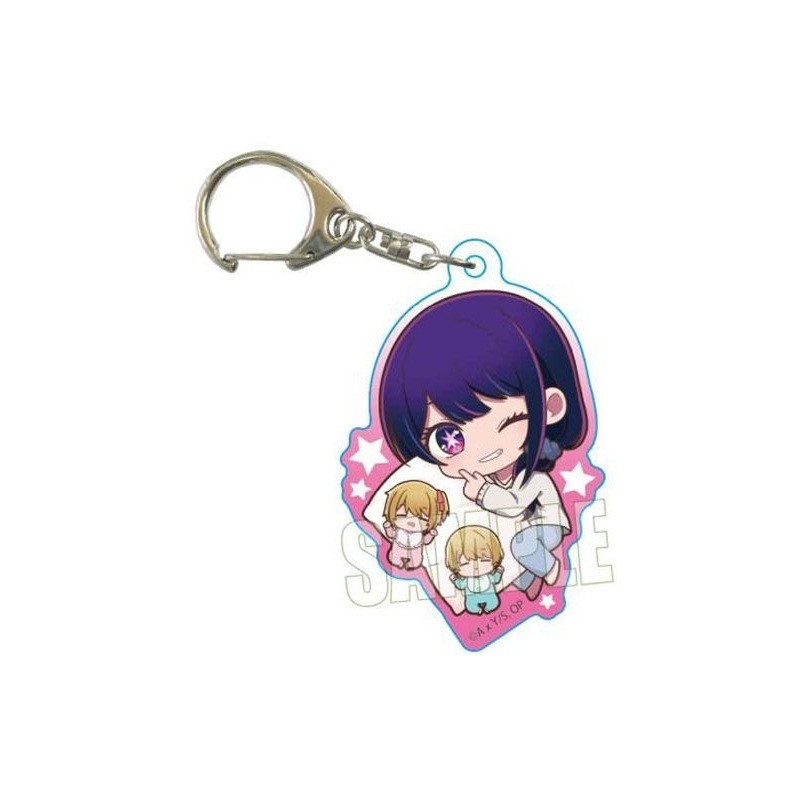 Oshi no Ko Bell House GyuGyutto Acrylic Key Chain Ai (Room Wear) Oyasumi Ver.