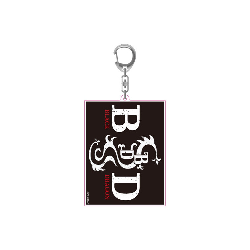Tokyo Revengers ORANGE ROUGE Plate Key Chain Black Dragon