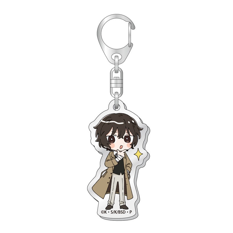 Bungo Stray Dogs Caravan Acrylic Key Chain Dazai Osamu Warudakumi