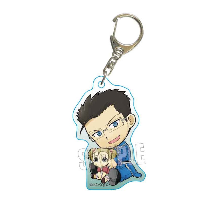 Fullmetal Alchemist Bell House GyuGyutto Acrylic Key Chain Maes Hughes