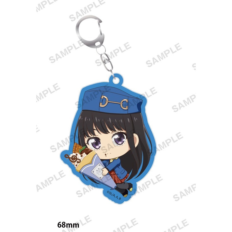 Lycoris Recoil Bushiroad Creative Mugyu Mini Acrylic Key Chain Chisato & Takina's Autumn Sky Show Window Inoue Takina