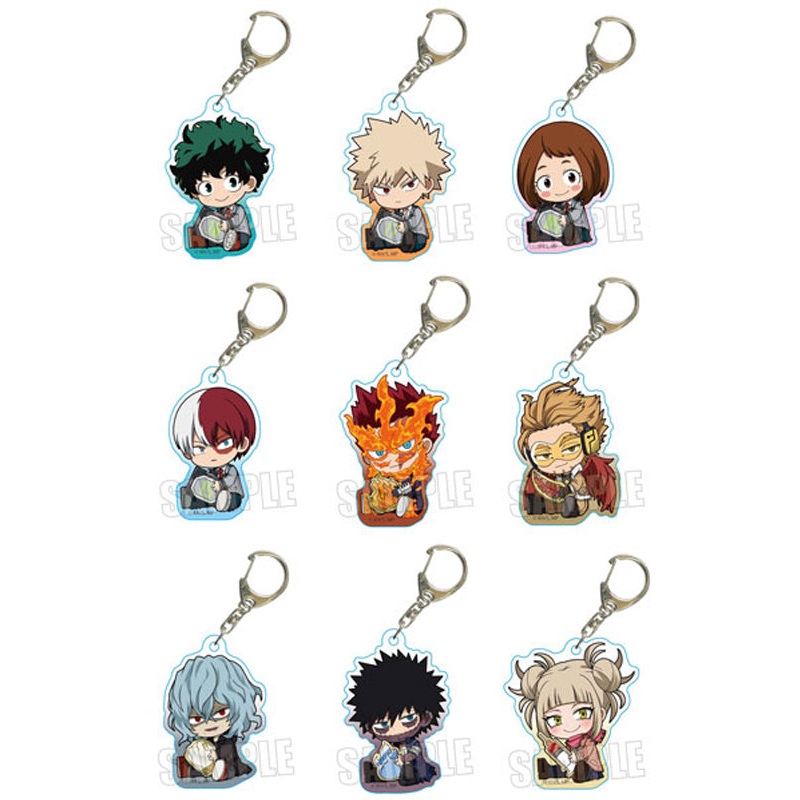 My Hero Academia Takaratomy Trading Acrylic Key Chain GyuGyutto 5th Term Ver.(1 Random)