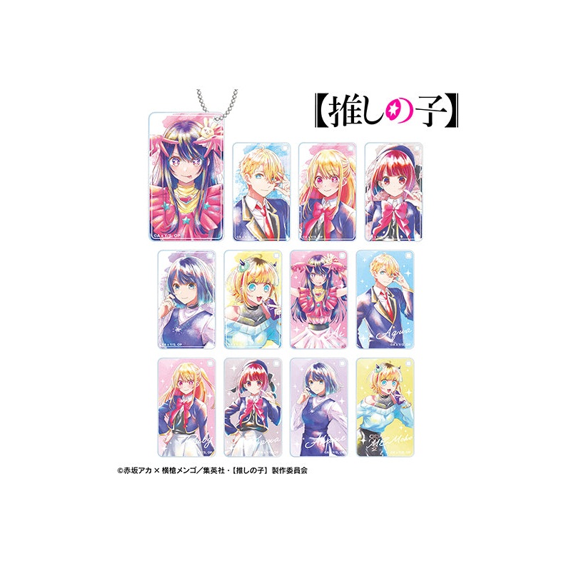 Oshi no Ko armabianca Trading Ani-Art Aqua Label Square Acrylic Key Chain(1 Random)