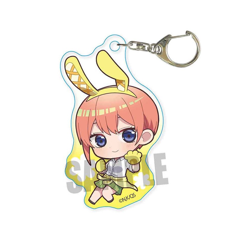 The Quintessential Quintuplets Specials Bell HousePukasshu Acrylic Key Chain Nakano Ichika Usamimi Ver.