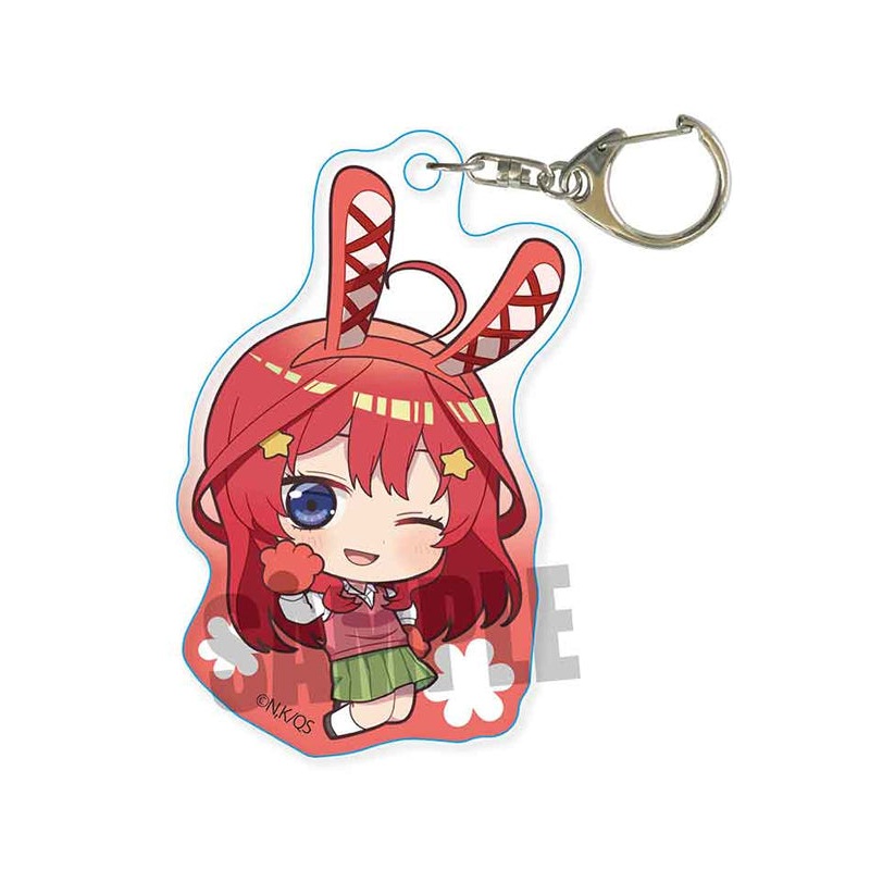 The Quintessential Quintuplets Specials Bell HousePukasshu Acrylic Key Chain Nakano Nakano Itsuki Usamimi Ver.