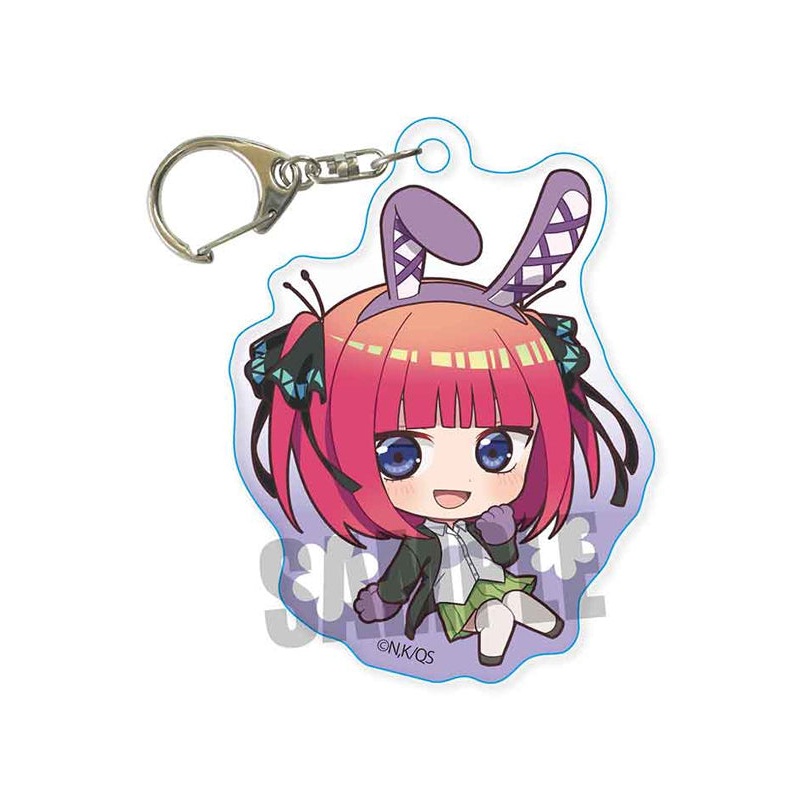 The Quintessential Quintuplets Specials Bell HousePukasshu Acrylic Key Chain Nakano Nakano Nino Usamimi Ver.