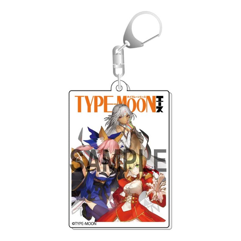 TYPE-MOON Ace KADOKAWA Cover Illustration Acrylic Key Chain Altera & Tamamo-no-Mae & Nero