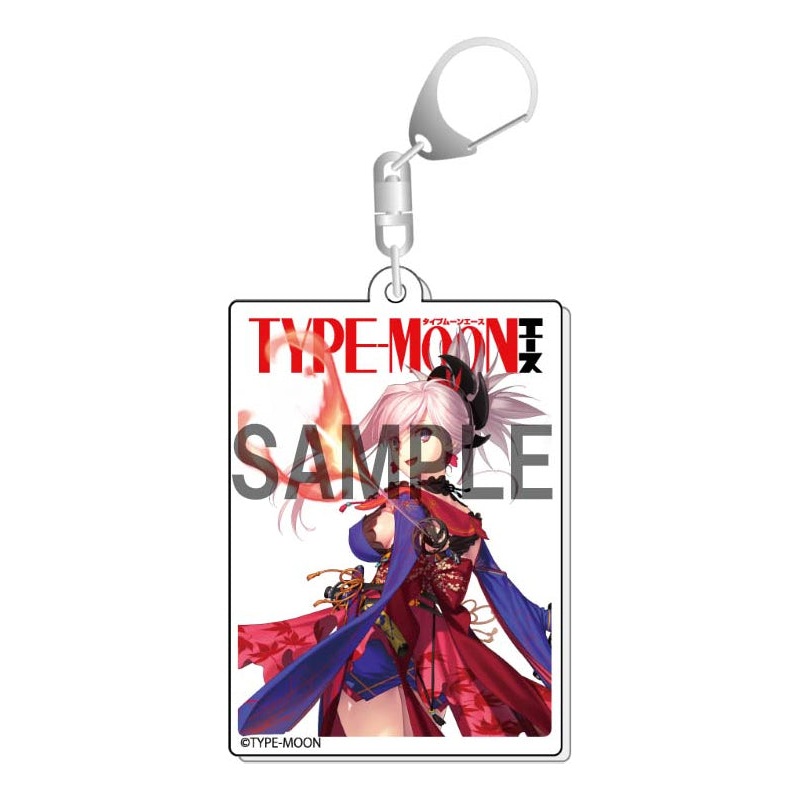 TYPE-MOON Ace KADOKAWA Cover Illustration Acrylic Key Chain Miyamoto Musashi