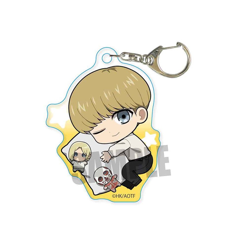 Attack on Titan Bell House GyuGyutto Acrylic Key Chain Armin Arlert Oyasumi Ver.
