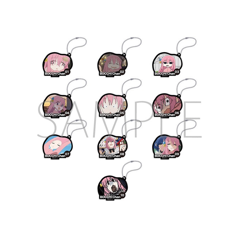 Bocchi the Rock! Movic Bocchi-chan Hyakumensou Acrylic Key Chain Collection (1 Random)