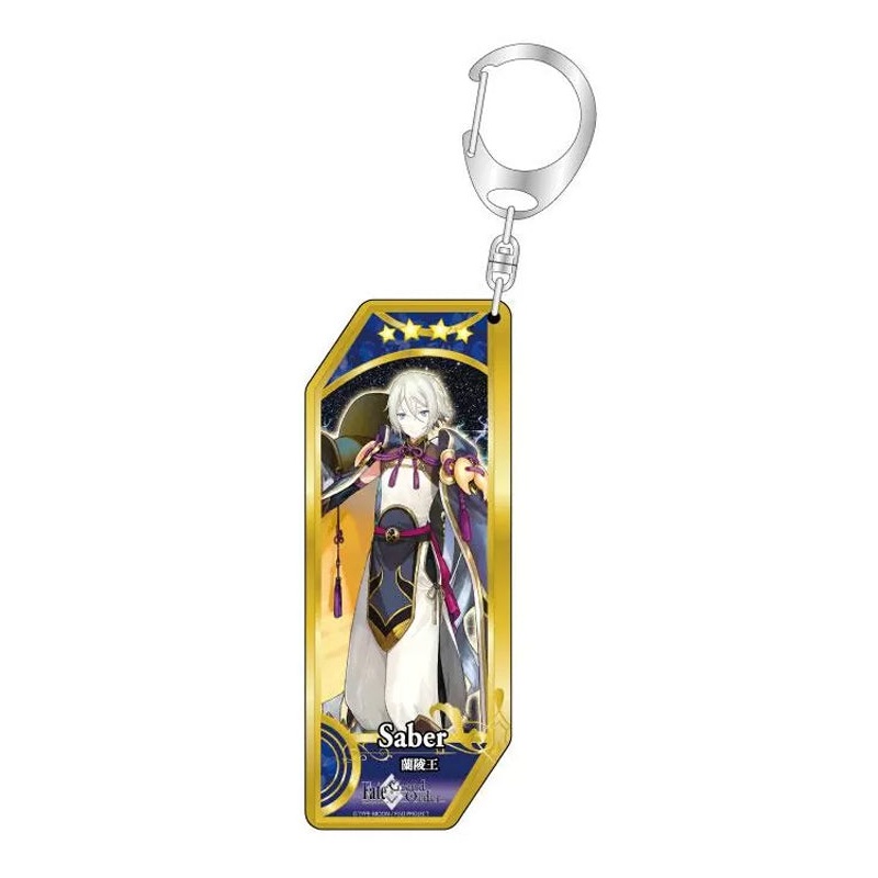 Fate/Grand Order Bell Fine Servant Key Chain 197 Saber / Lanling Wang