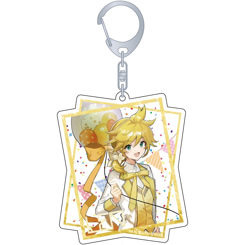 Hatsune Miku Series Movic Acrylic Key Chain Hatsune Miku 16th Birthday Kagamine Len