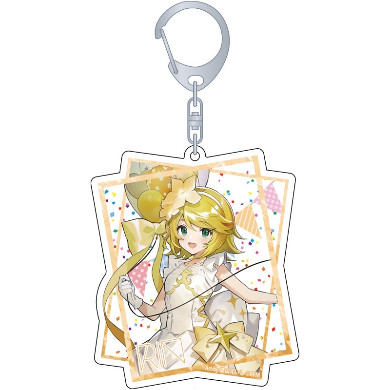 Hatsune Miku Series Movic Acrylic Key Chain Hatsune Miku 16th Birthday Kagamine Rin