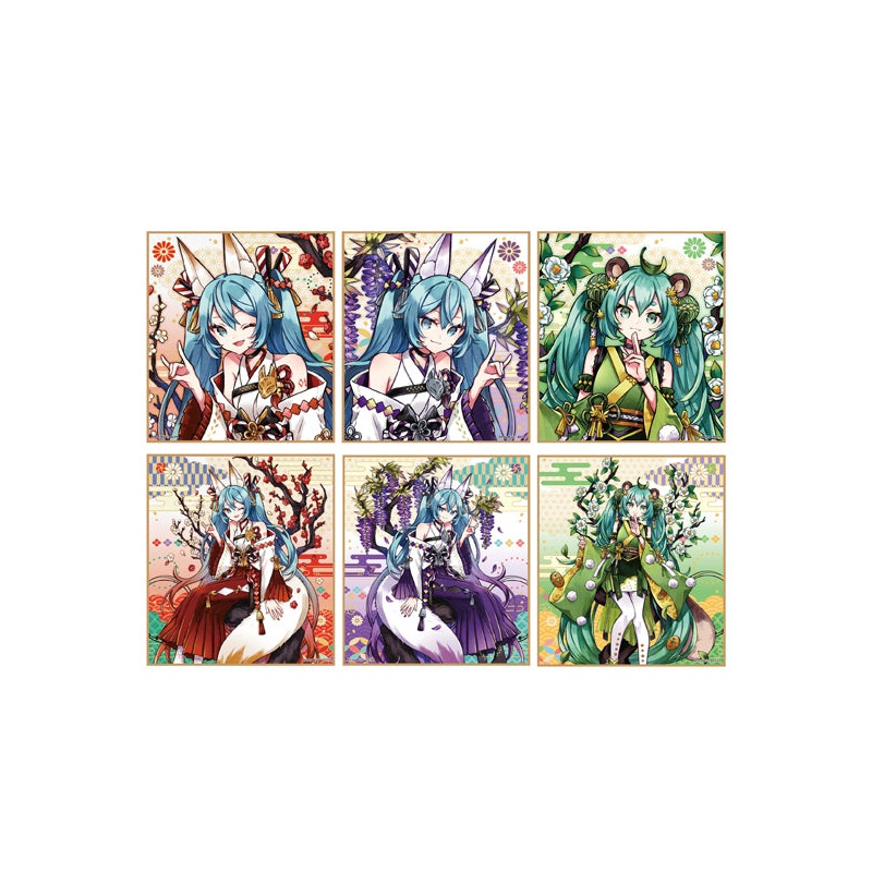 Hatsune Miku Twinkle Hyakki Yakou Shikishi(1 Random)