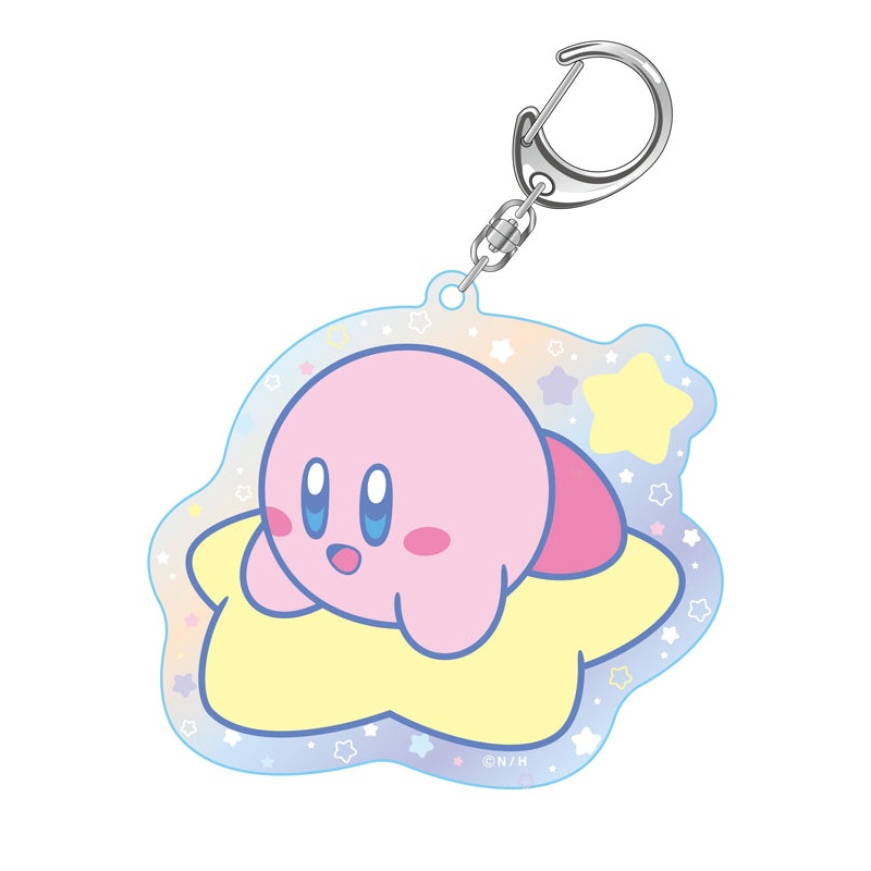 Kirby's Dream Land Twinkle Aurora Acrylic Key Chain E Kirby, Warp Star