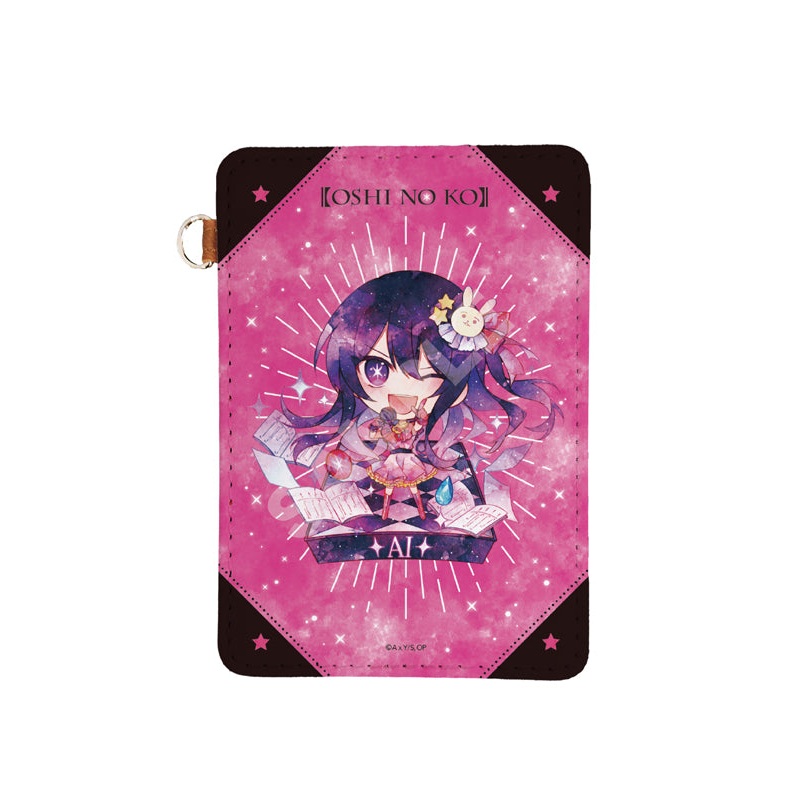 Oshi no Ko CS.FRONT Chara Deru Art Leather Pass Case 01 Ai