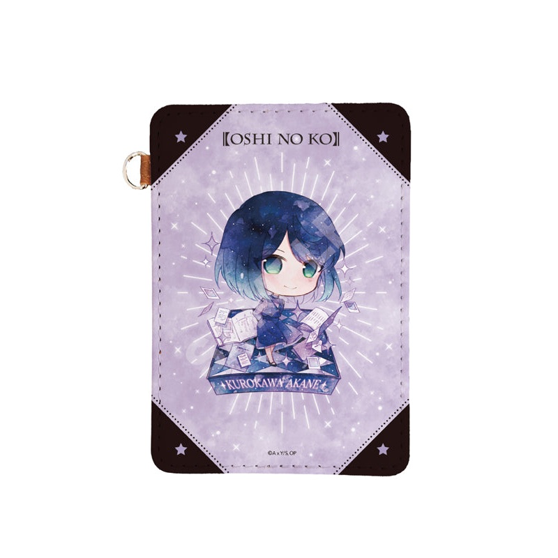 Oshi no Ko CS.FRONT Chara Deru Art Leather Pass Case 06 Kurokawa Akane