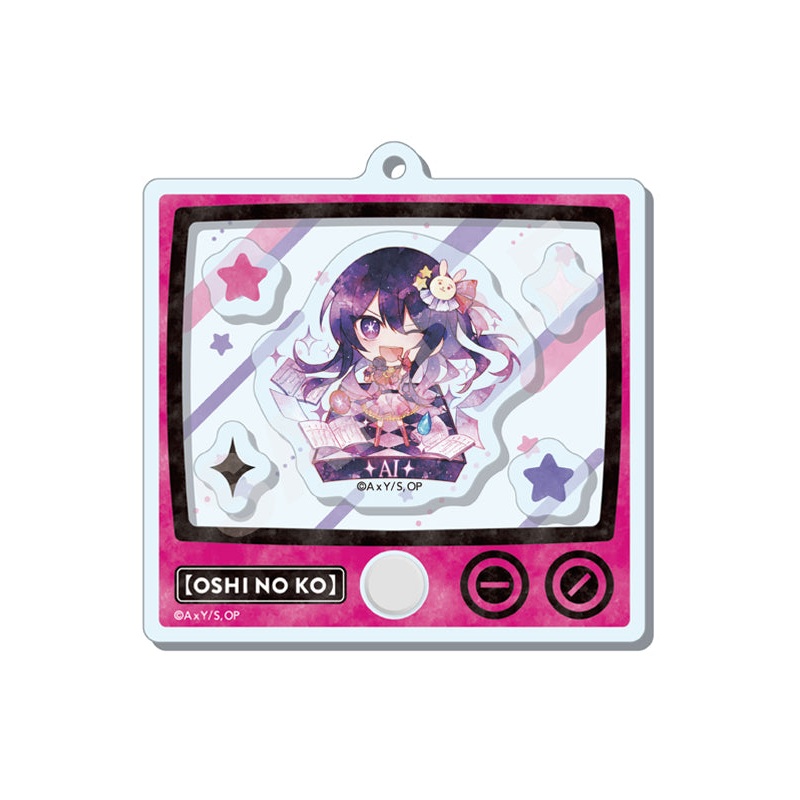 Oshi no Ko CS.FRONT Chara Deru Art Shakashaka Acrylic Key Chain 01 Ai