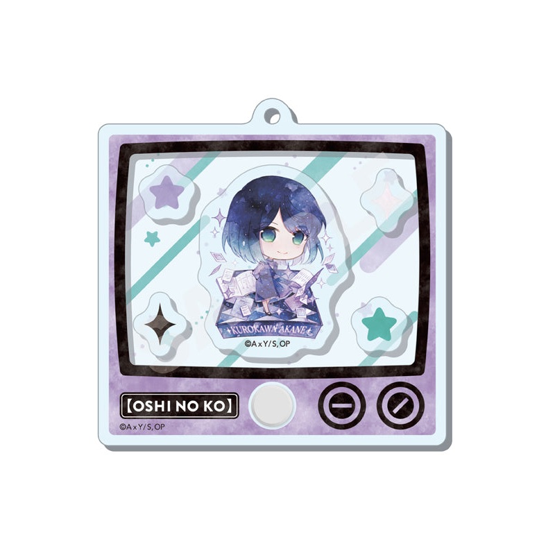 Oshi no Ko CS.FRONT Chara Deru Art Shakashaka Acrylic Key Chain 06 Kurokawa Akane