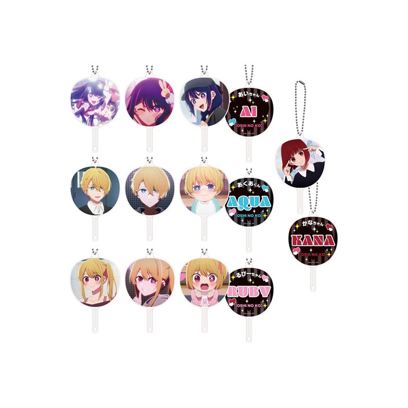 Oshi no Ko Philter,Inc. Trading FAN fan Key Chain (1 Random)