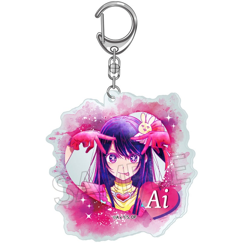 Oshi no Ko Twinkle Wet Color Series Acrylic Key Chain Ai