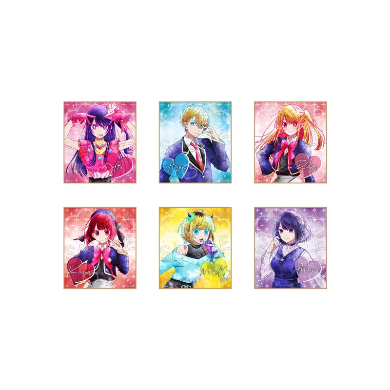 Oshi no Ko Twinkle Wet Color Series Trading Shikishi (1 Random)