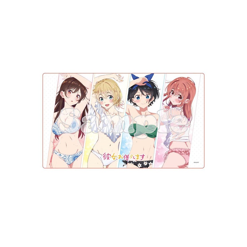 Rent-A-Girlfriend Season 3 Matsumoto Shoji Original Illustration Rubber Mat Swimsuit Ver.